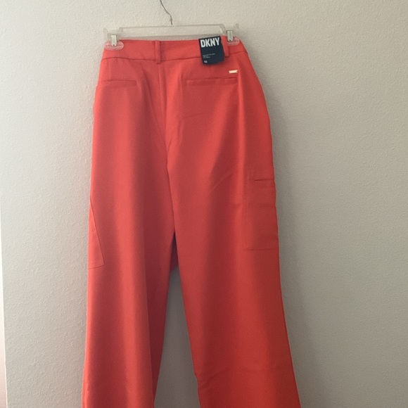 🎃 DKNY Cargo Wide Leg Full Length Trousers - Picture 6 of 13